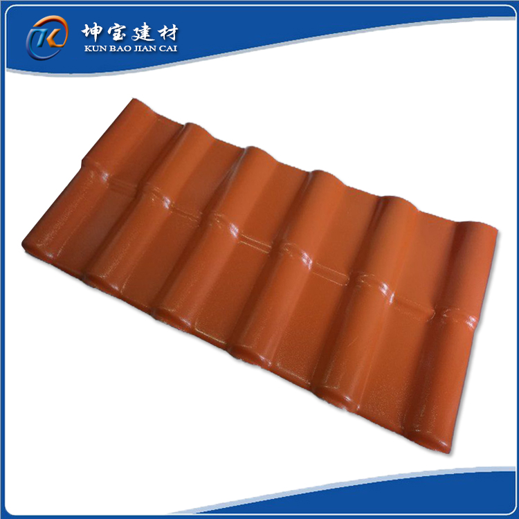 合成樹脂裝飾瓦_橘黃色 合成樹脂裝飾瓦_橘黃色