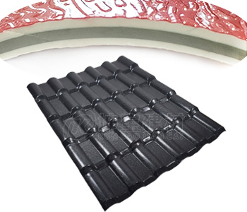 防腐樹脂瓦880型_深灰色_坤寶牌 防腐樹脂瓦880型_深灰色_坤寶牌