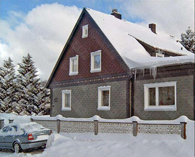 低溫雪壓都不怕,樹脂瓦屋面安全牢固