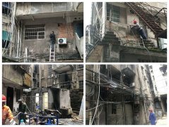 西市街道“雙創(chuàng)”鋼棚整治工作換合成樹(shù)脂瓦