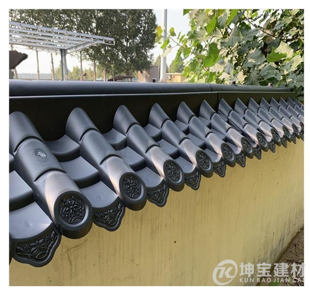 文化墻圍墻裝飾的新選擇:圍墻瓦的安裝和性能優勢解讀