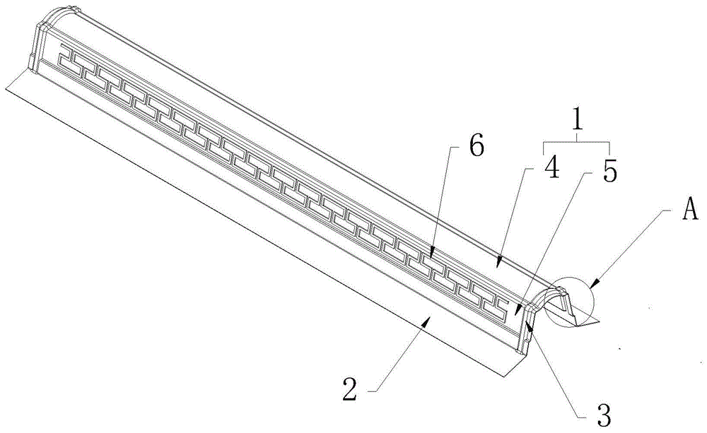 仿古合成樹脂斜脊瓦生產工藝流程